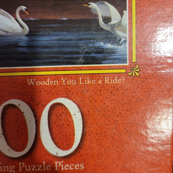 Charles Wysocki's 'Wooden You Like a Ride?' 1000 piece puzzle - Picture 2 of 3